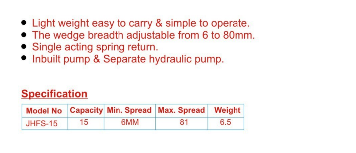 Inbuilt flange Spreader