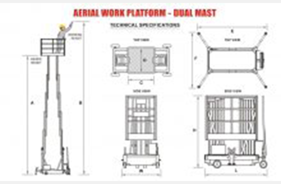 Aerial Working Platforms - Dual Mast - 2