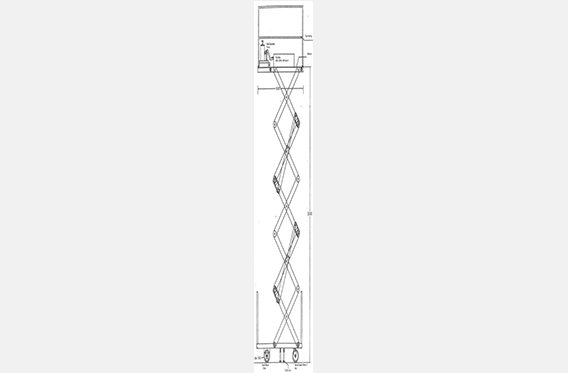 Foot Operated Manual Scissor Platform- 8